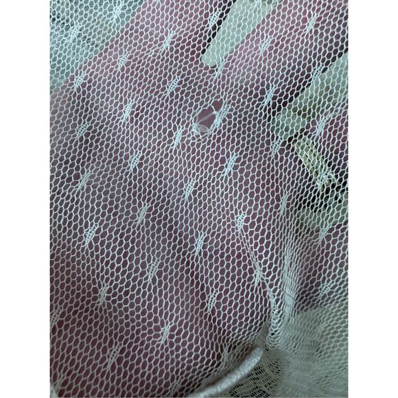 Altar’d‎ State Sheer Cream Lace Mini Dress Size Small - Picture 13 of 14